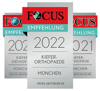 FOCUS Logo für Kieferorthopäden Empfehlungen in München